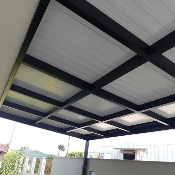 Cobertura termoacústica pronta para uso